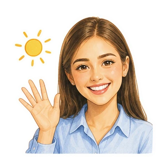 Anime style sticker example